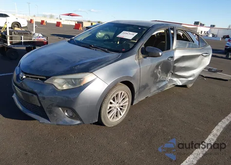 2015 Toyota Corolla Le Plus z USA, uszkodzony, nr VIN 5YFBURHE7FP186202